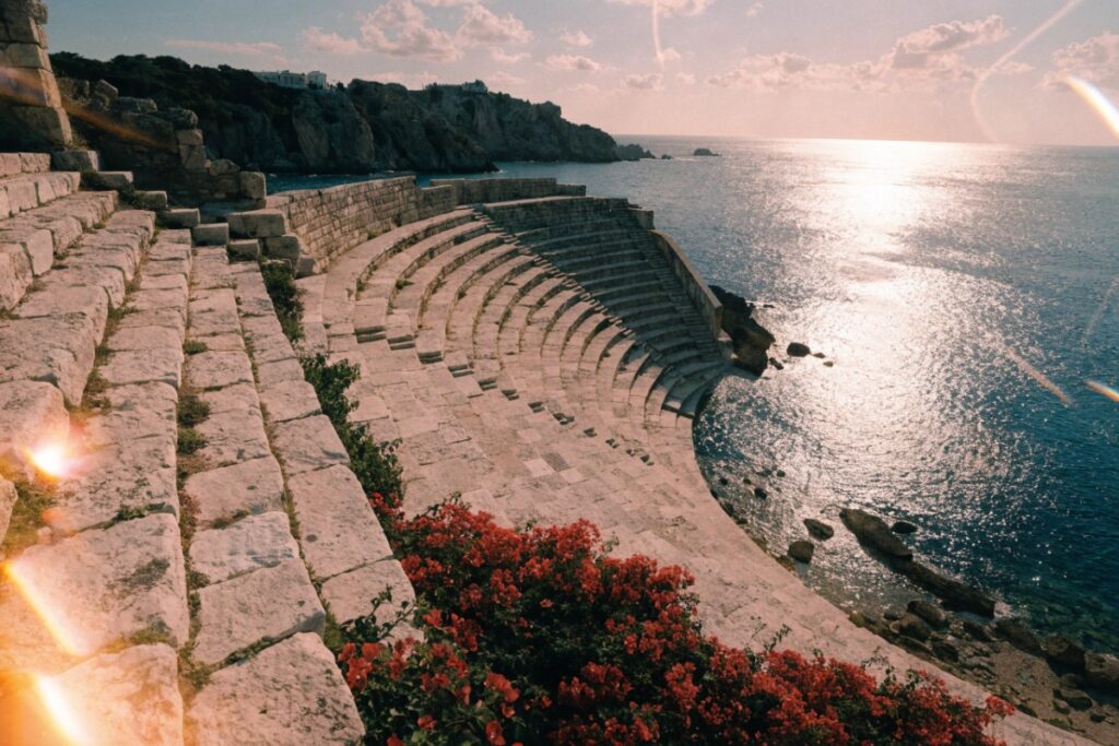 Amphithéâtre faisant office de scène