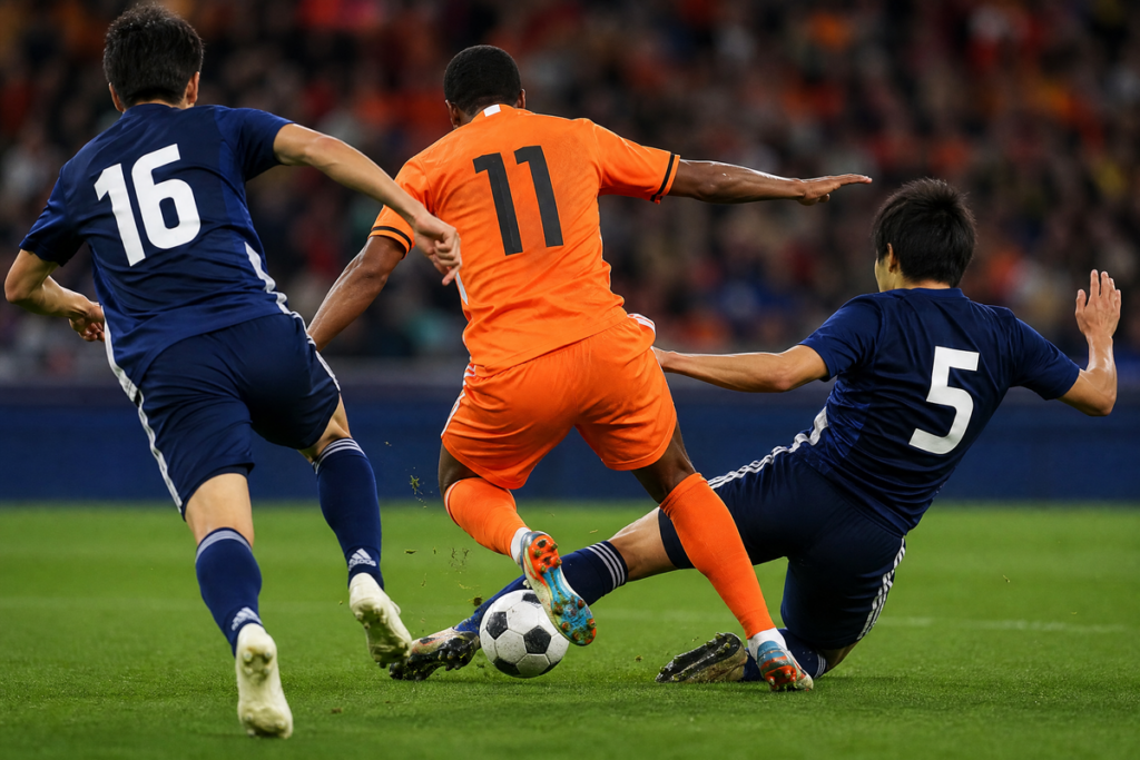 Match de football en Coupe du monde