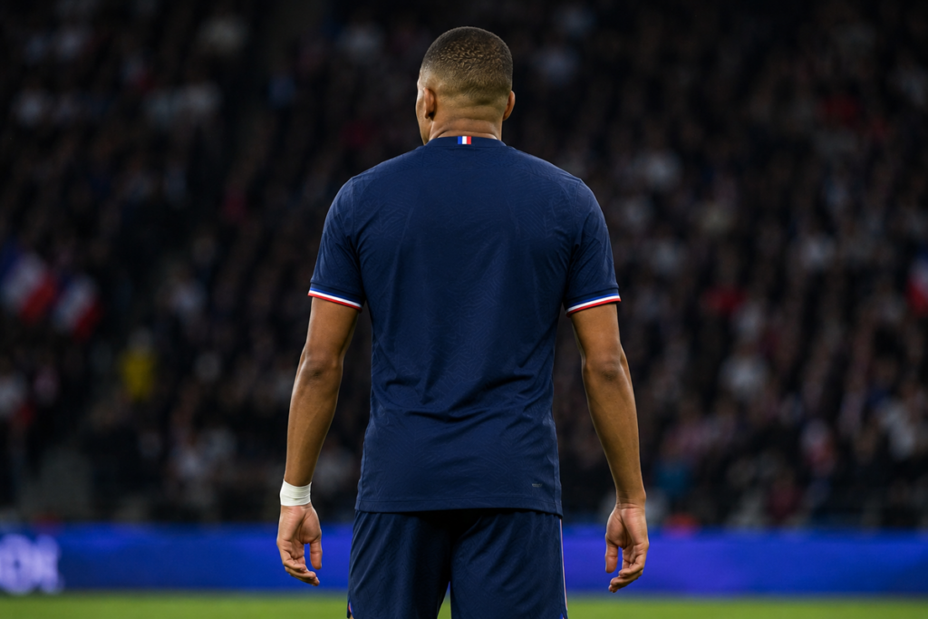 Le joueur de foot Kylian Mbappé