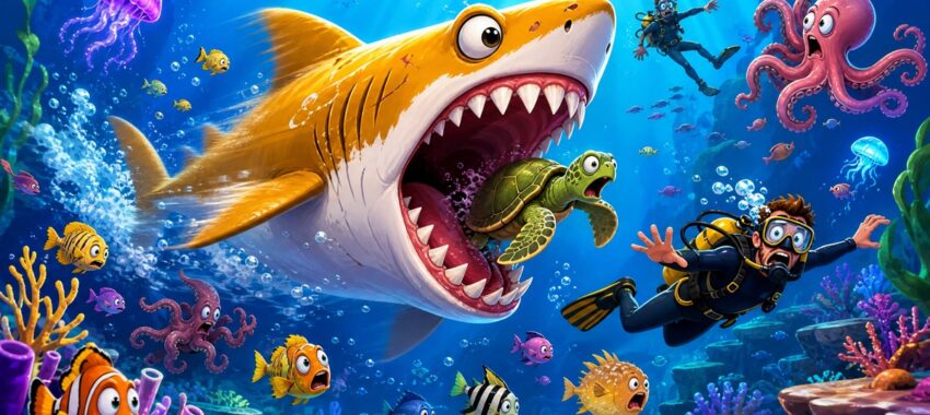 Mega Shark : comment survivre dans ce jeu mobile contre la montre ?