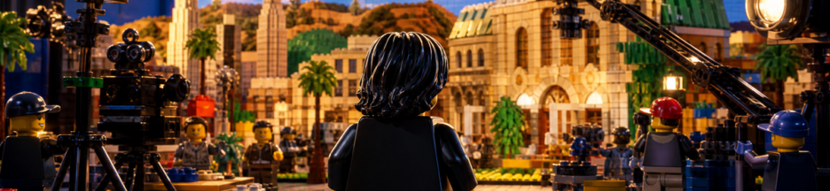 Personnage similaire à Keanu Reeves évoquant le nouveau film LEGO