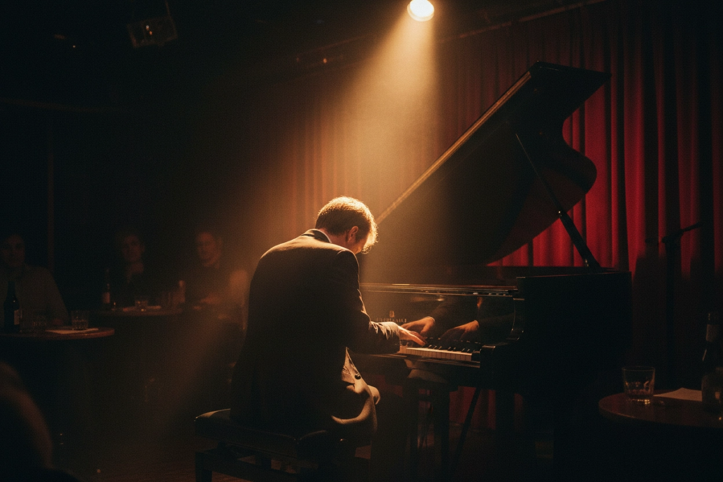 Pianiste rappelant Ryan Gosling dans La La Land
