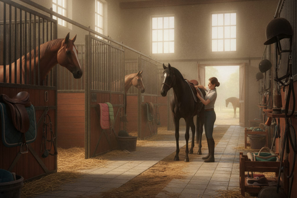 Gameplay d’un jeu similaire à Pocket Horse : Racing Champions