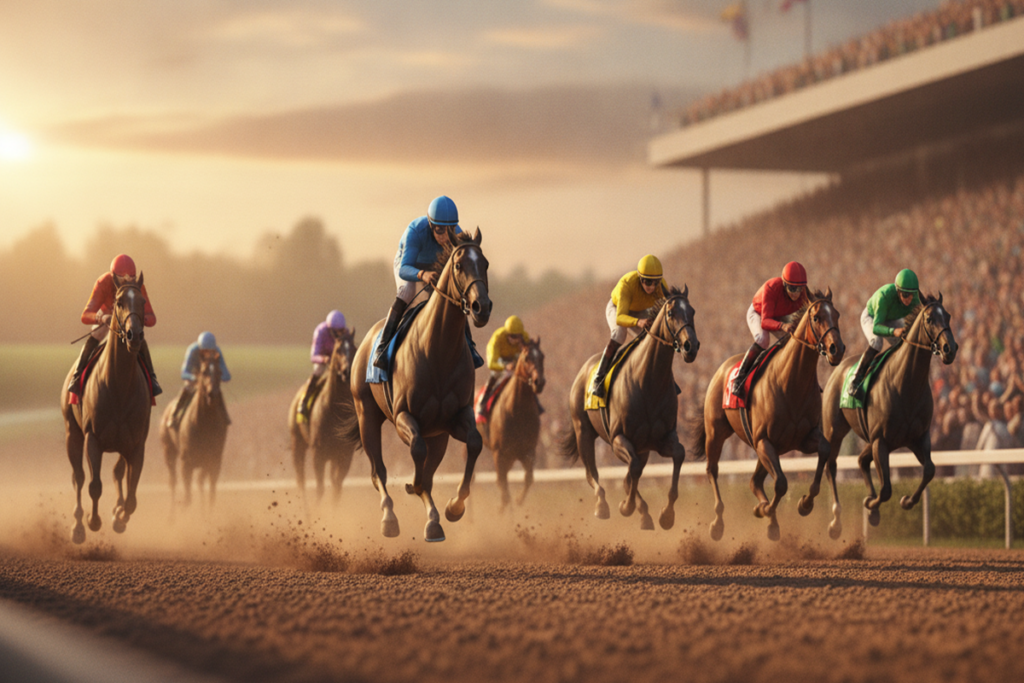Gameplay d’un jeu mobile comme Pocket Horse : Racing Champions