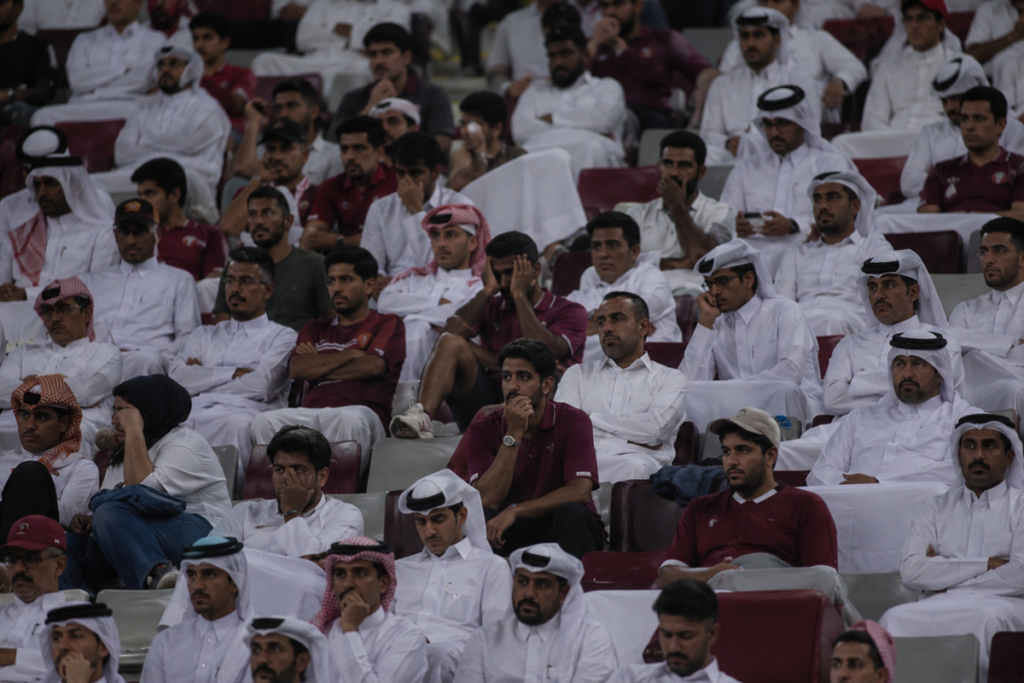 Les supporters du Qatar 