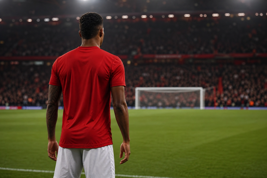 Le joueur de foot Marcus Rashford