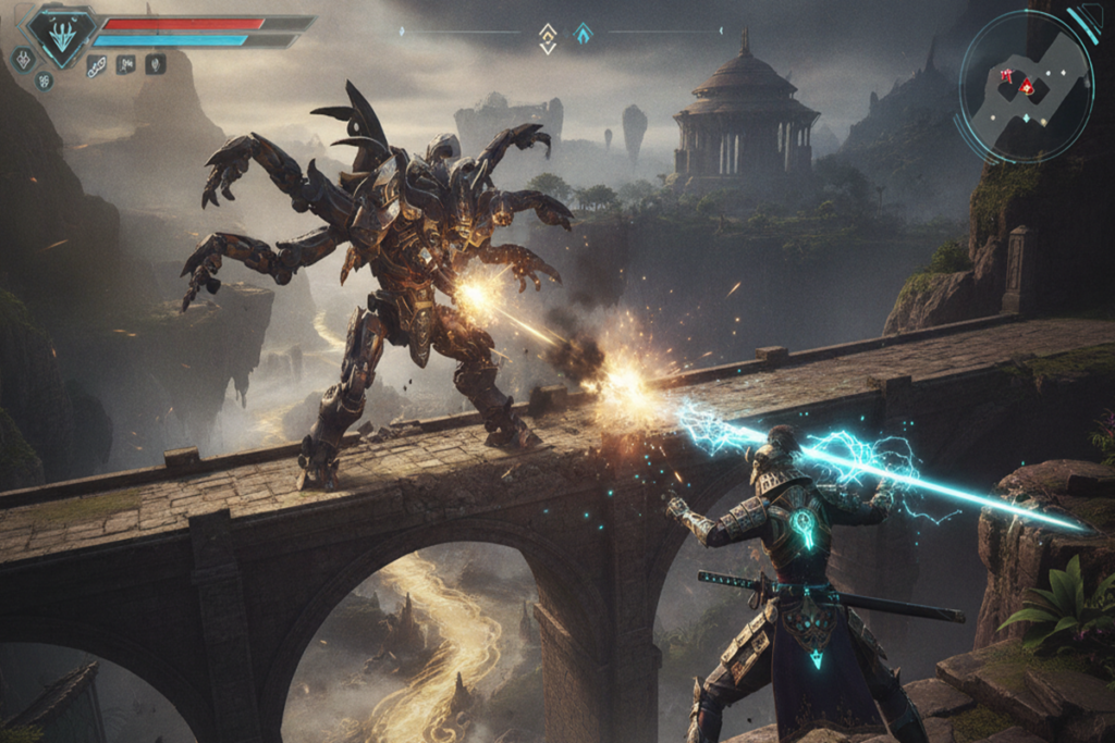 Gameplay d’un jeu d’action similaire à Road to Empress II
