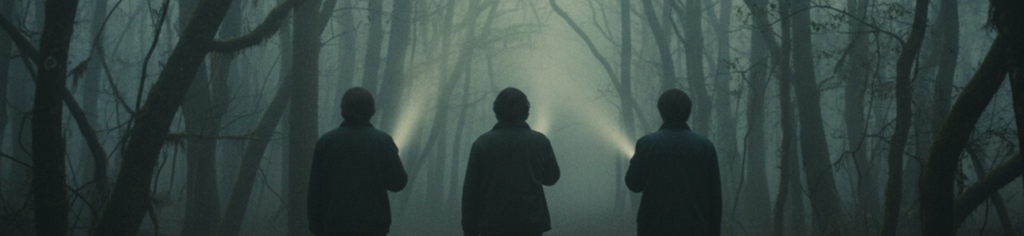 Scène cinématographique évoquant Blair Witch Project