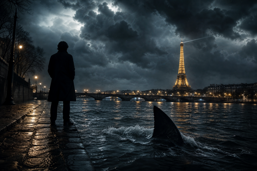 Scène cinématographique rappelant Sous la Seine 2