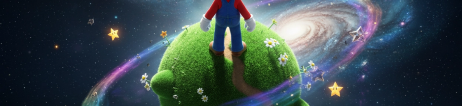 Scène rappelant Super Mario Galaxy, le film