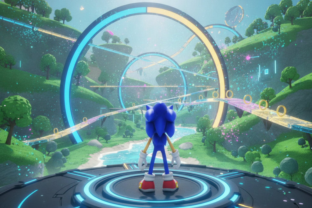 Personnage de jeux SEGA similaire à Sonic