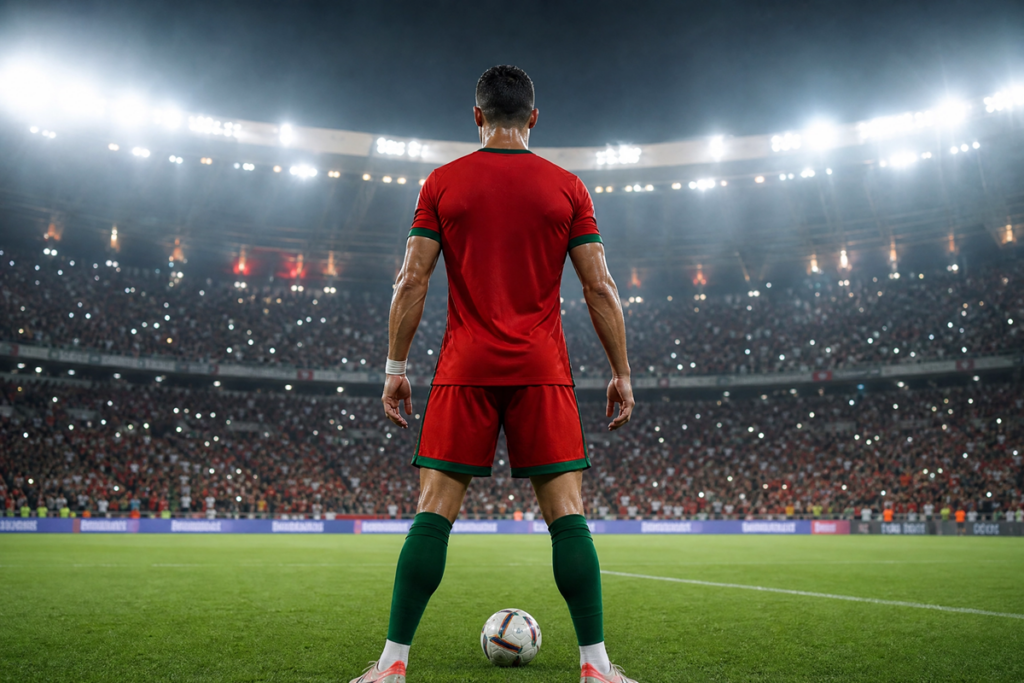 Le joueur de foot Cristiano Ronaldo