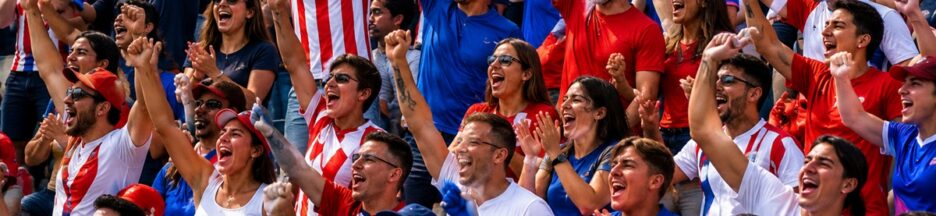 Les supporters du Paraguay