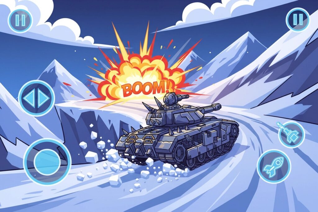 Gameplay d’un jeu mobile comme Armored Assault Strike