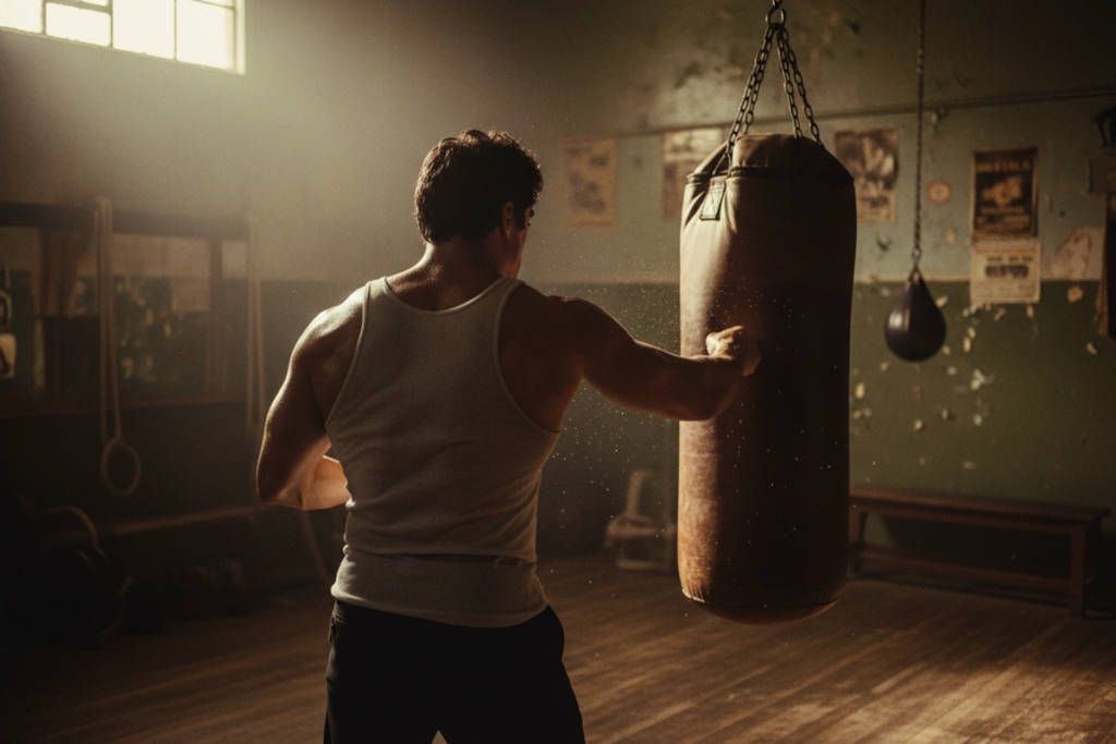 Une scène rappelant l’univers de Rocky