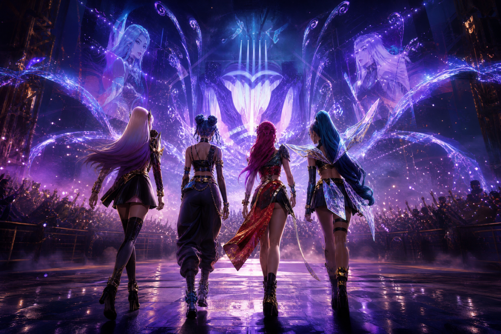 Univers cinématographique inspiré de K-pop Demon Hunters