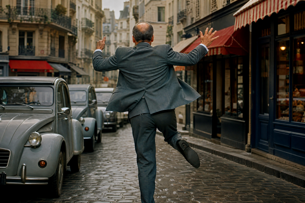 Acteur évoquant Louis de Funès