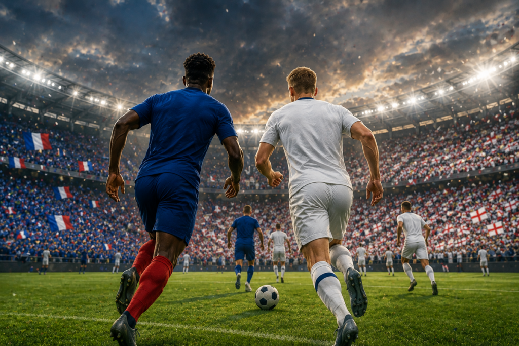 Illustration match France-Angleterre