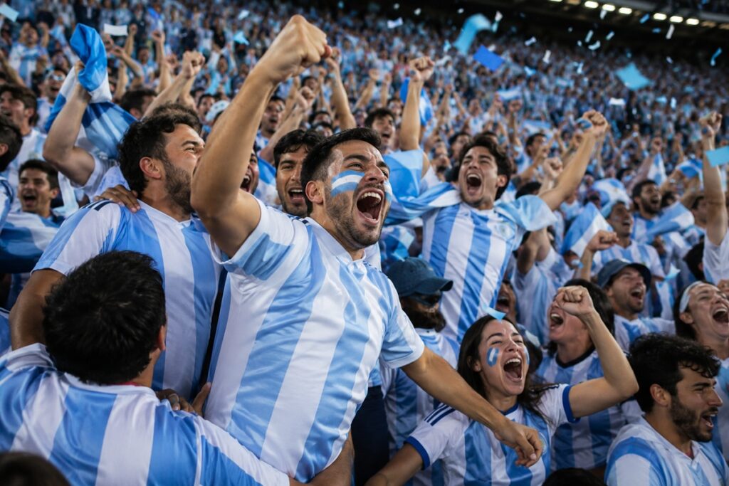 Les supporters de l’Argentine