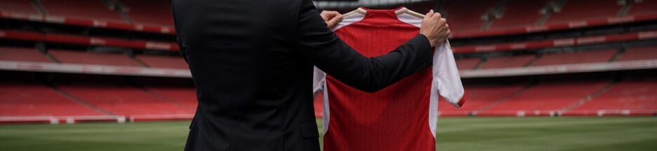Joueur avec maillot arsenal