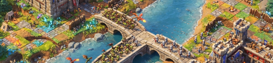 Gameplay d’un jeu similaire à Clash Royale