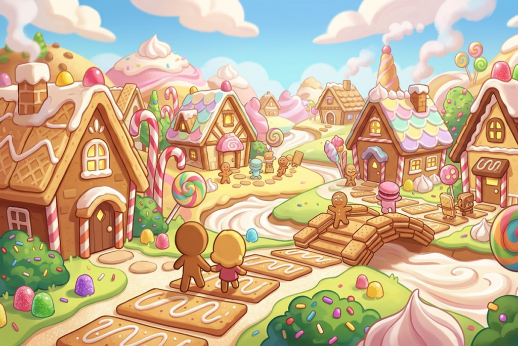 Gameplay d’un jeu similaire à CookieRun : Crumble