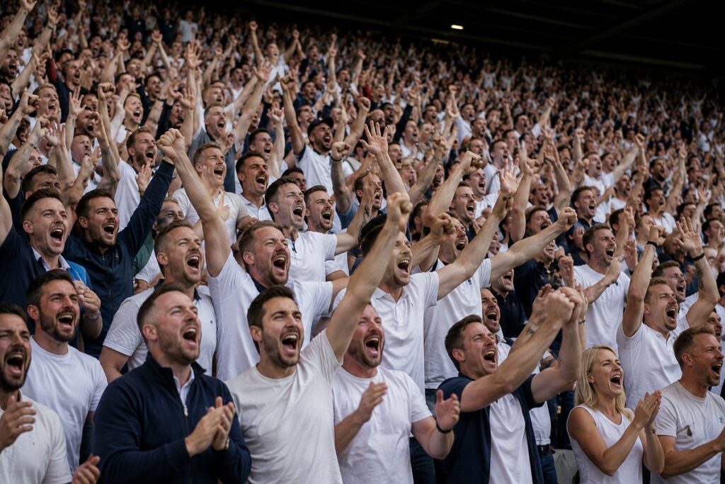 Les supporters des Three Lions