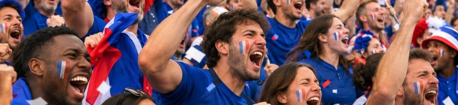 Les supporters de l'équipe de France
