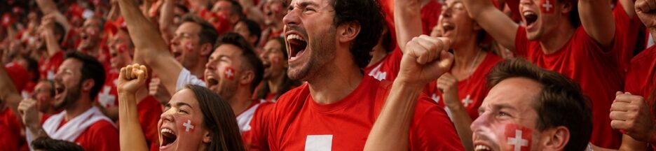 Les supporters de la Suisse