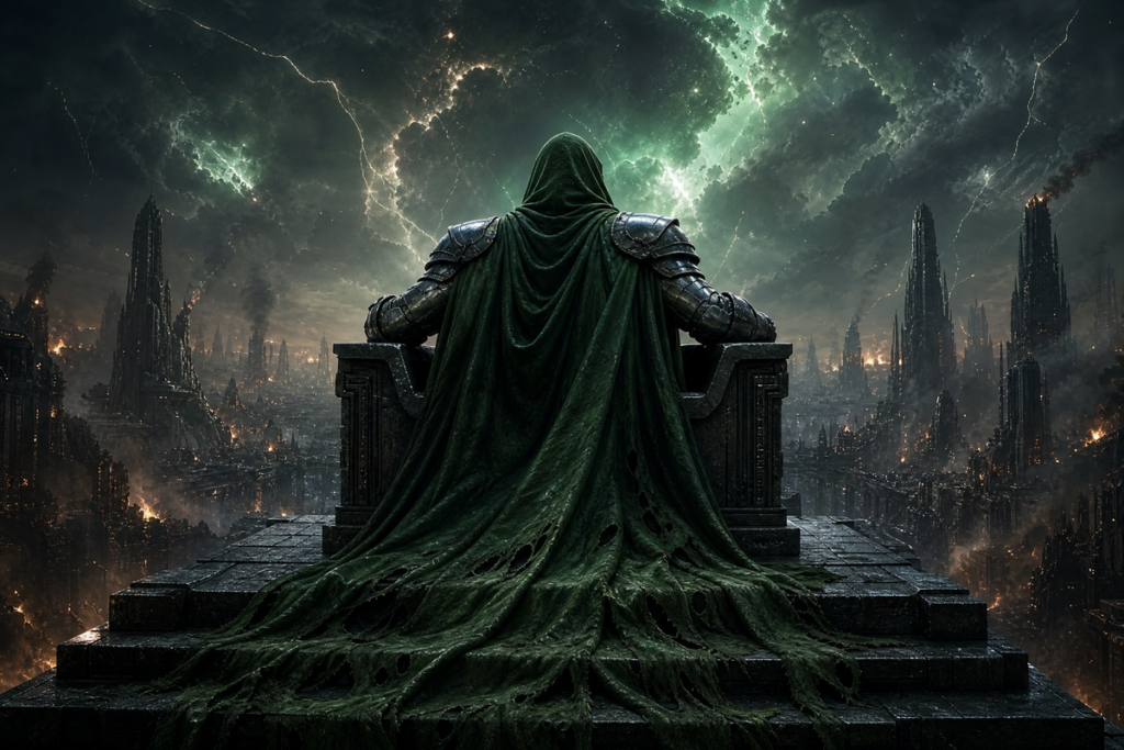 Figure inspirée de Victor Von Doom