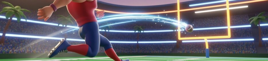 Gameplay d’un jeu comme American Football Kicks