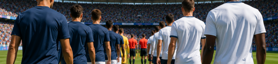 Illustration match de foot entre la France et l’Angleterre