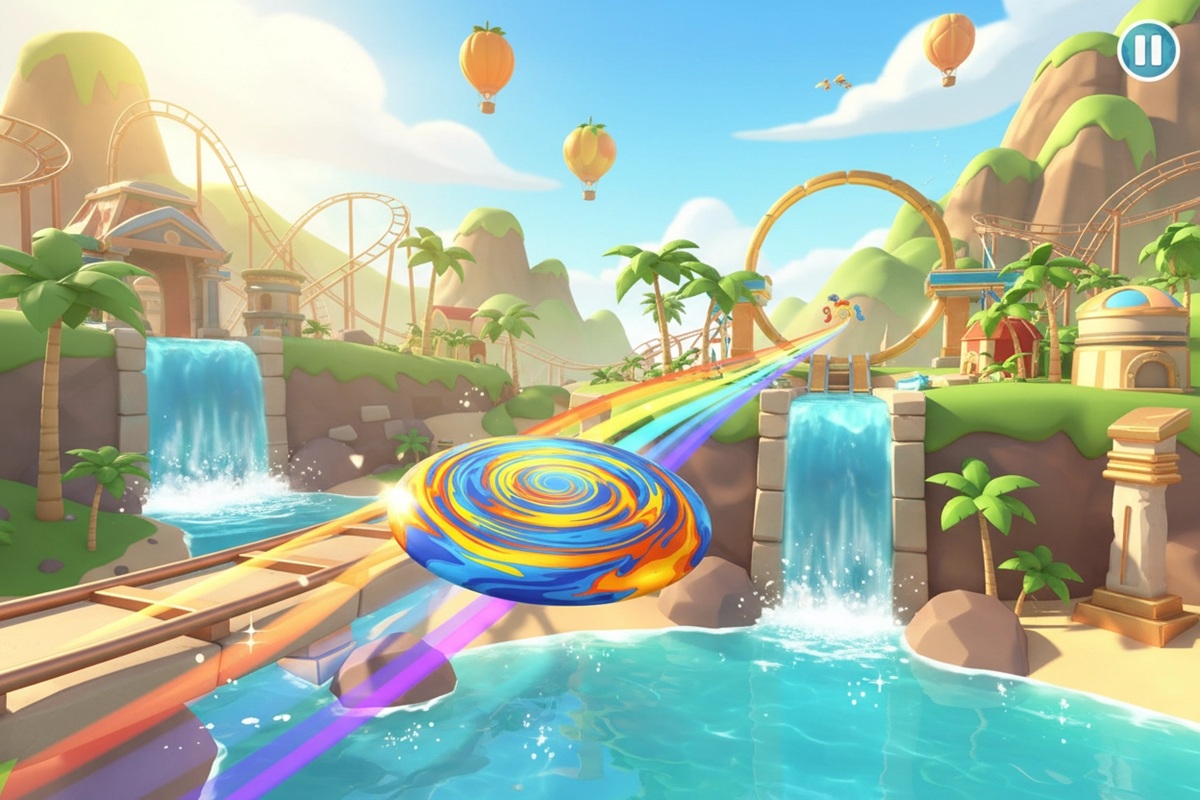 Gameplay d’un jeu comme Frisbee Forever 2