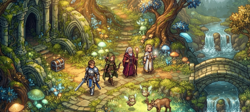 Guardian Maiden : RPG pixel-art de Kong Studios sous Android et iOS