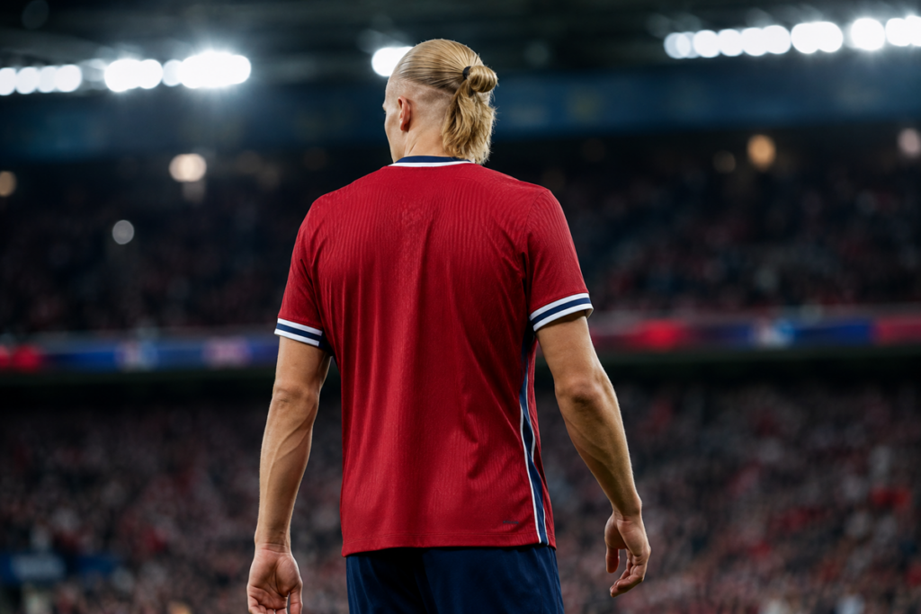 Illustration du joueur de foot Erling Haaland