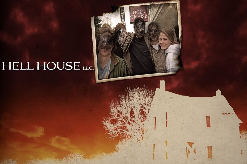 Affiche d'un thriller horrifique Hell House LLC