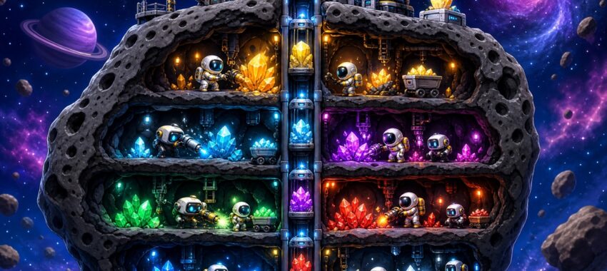 Idle Miner Space Rush : développez votre empire spatial sur smartphone