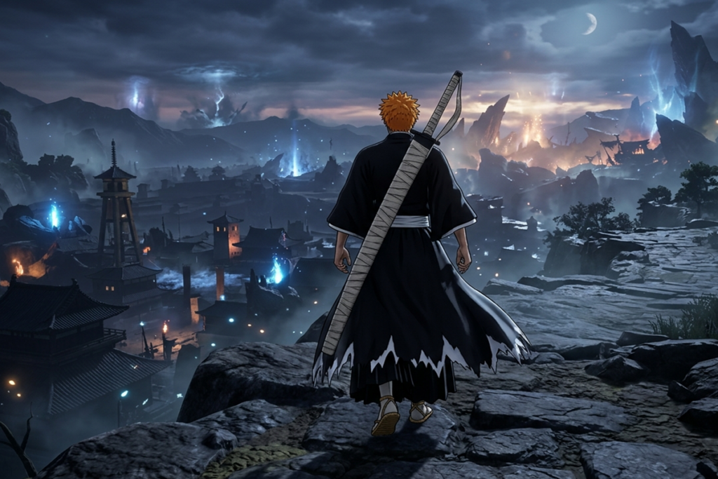 Gameplay d’un jeu similaire à l’univers de Bleach : Mirrors High