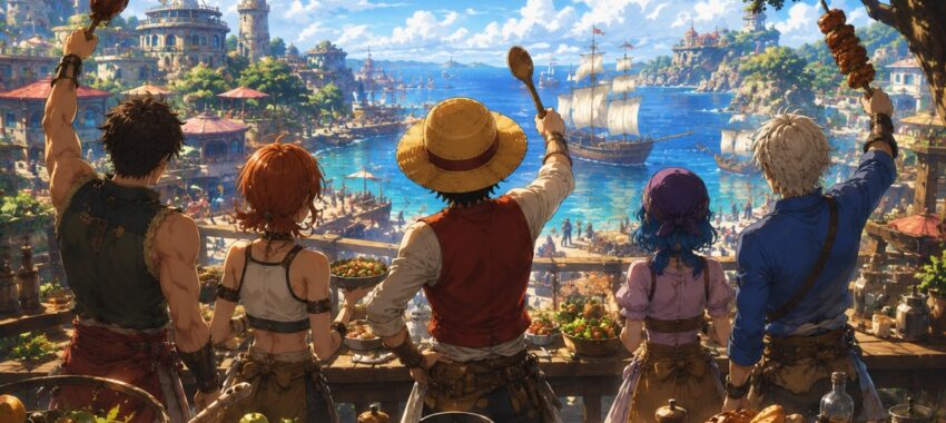 One Piece: Grand Gourmet, le jeu de gestion culinaire de l’équipage