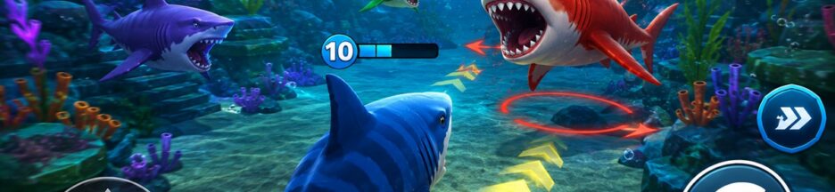 Illustration du jeu Hungry Shark Arena Summer Feast