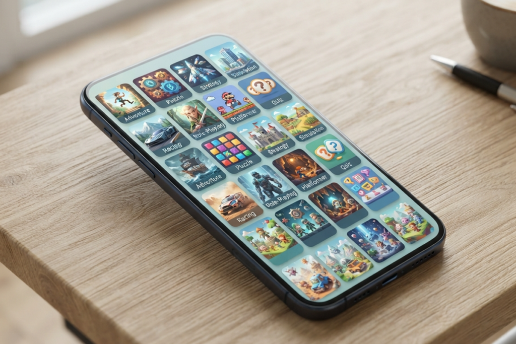 Catalogue de jeux iOS similaire à l’App Store