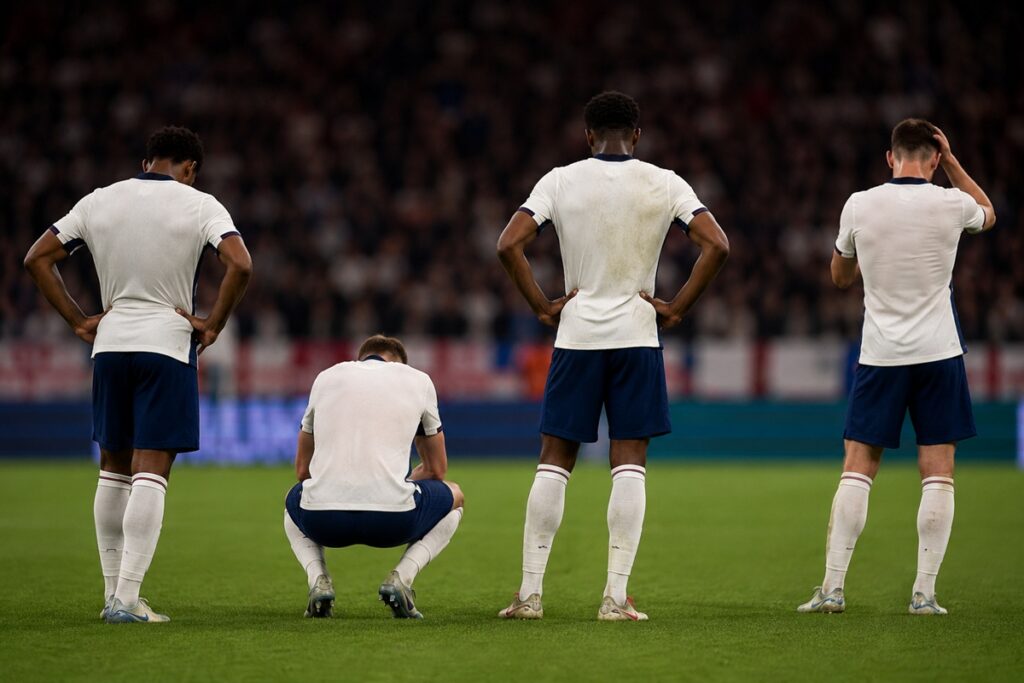 Les joueurs de l’Angleterre