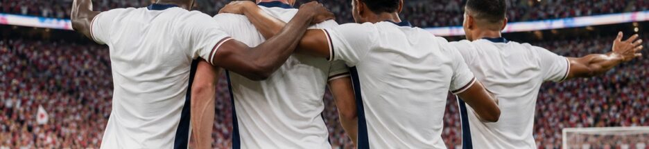 Les joueurs de l’Angleterre