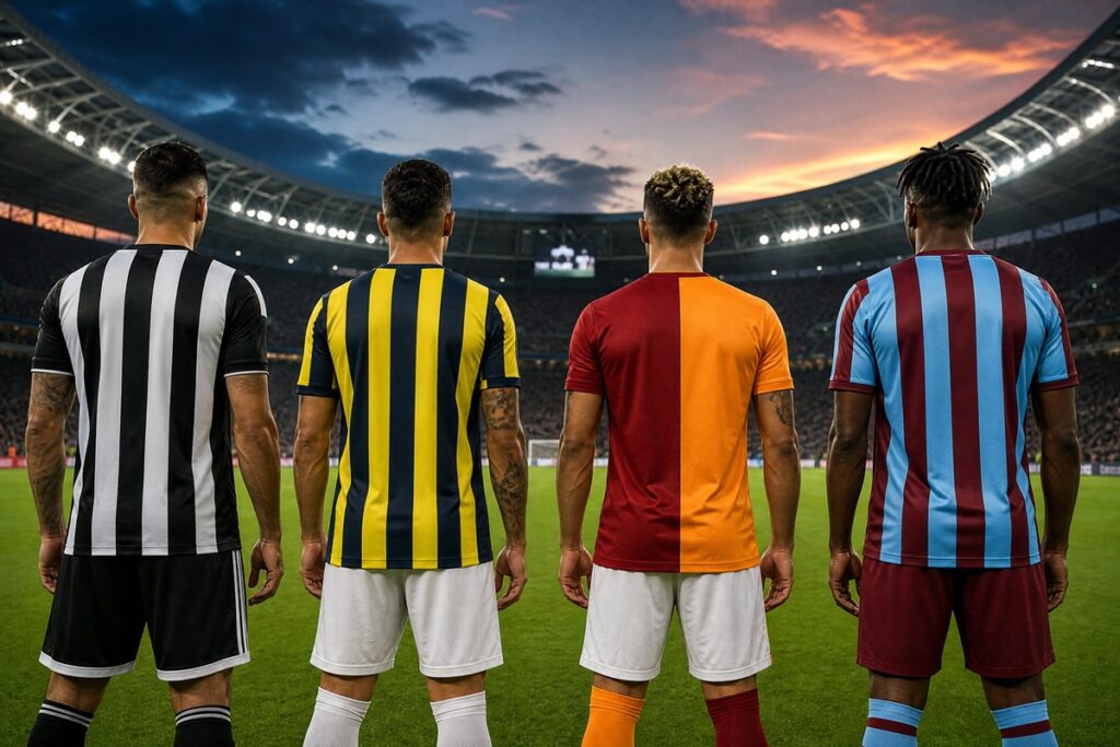 Illustration de 4 joueurs de la Süper Lig
