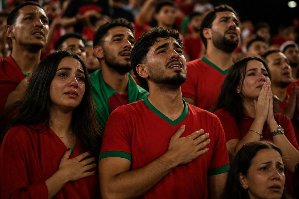 Les supporters du Maroc