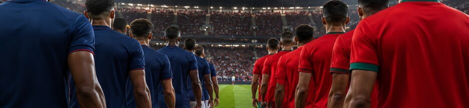 Match entre la France et le Maroc