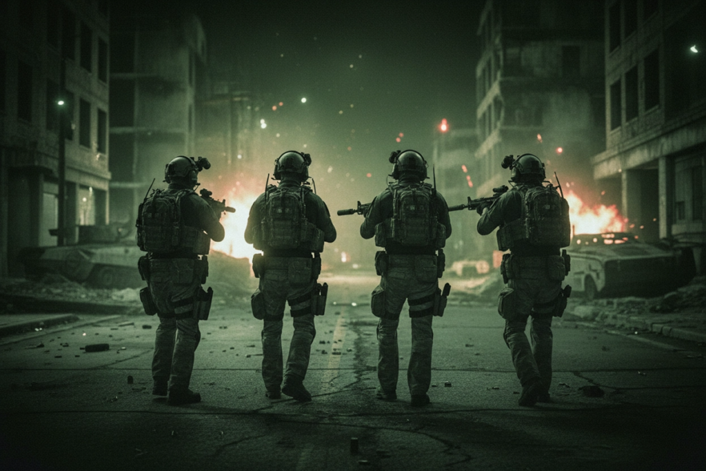 Quatre opérateurs des forces spéciales inspirés de la Task Force 141