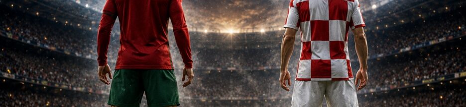 Illustration duel entre Cristiano Ronaldo et Luka Modrić