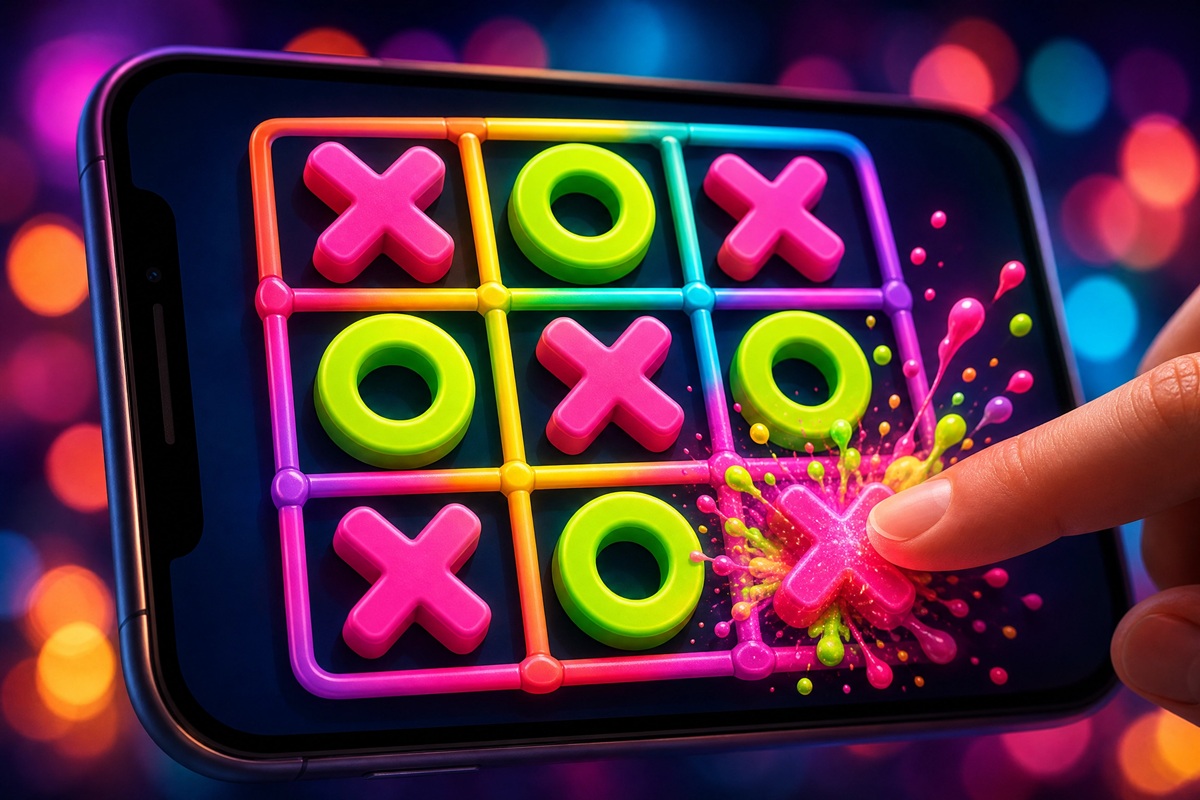 Gameplay d’un jeu comme Tic Tac Toe Evolved