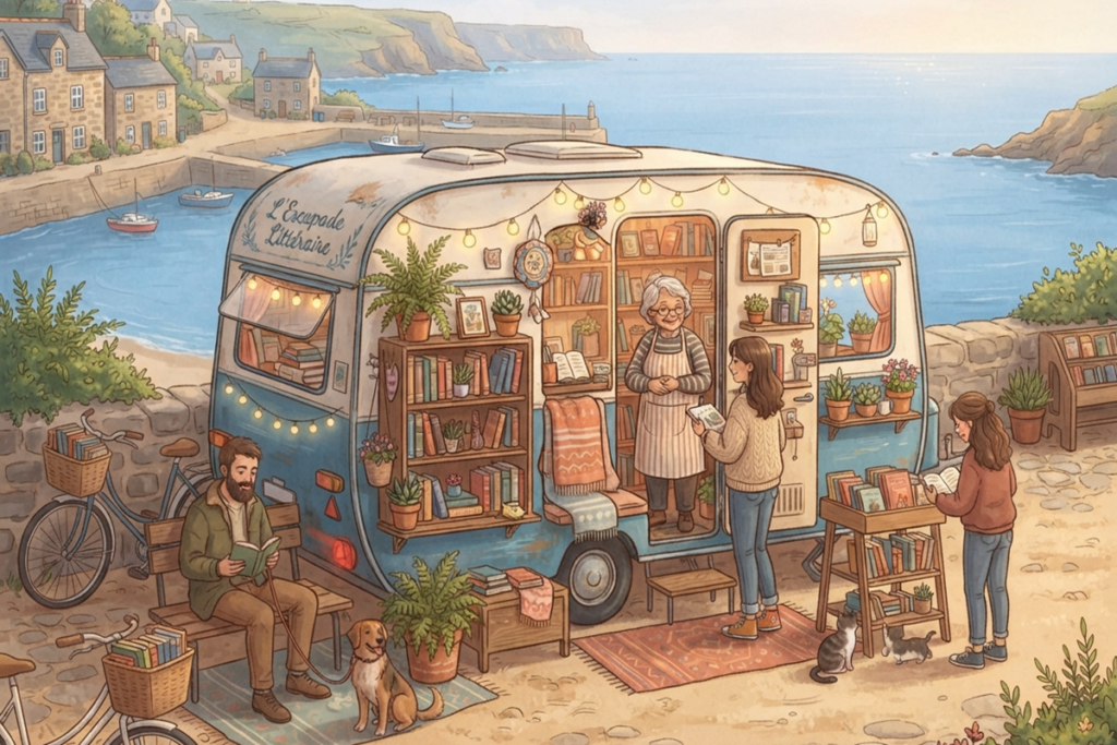 Gameplay d’un jeu similaire à Tiny Bookshop